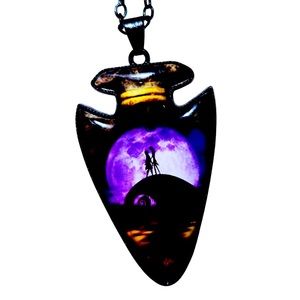 Nightmare Before Christmas-Jack Skellington and Sally Necklace